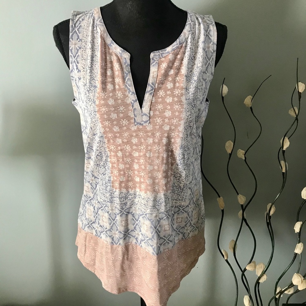 Lucky Brand NWT V-Neck Tank Sz S